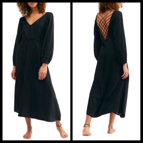 Free People Dresses & Skirts - Free People Later Days Midi Dress NWT